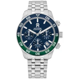 Tommy Hilfiger 1792185 con esfera azul y correa gris