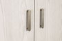 DKD Home Decor Armario Tradicional Gris Claro 110 x 60 x 195 cm Metal MDF
