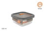 Masterchef Fiambrera Hermética Cuadrada 530ml 13.7 x 13.7 x 6.3 cm (12 Unidades)