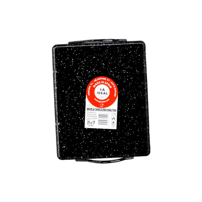 Garcima La Ideal Bandeja Caracol Esmaltada 21X17 cm 6 Unidades