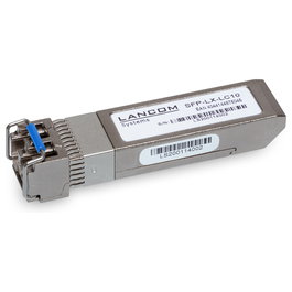 LANCOM SFP-LX-LC10 Módulo SFP+ 10GBASE-LR LX, Fibra Óptica 10GbE, LC, 10km, 1310nm, con DDM, para Switches LANCOM