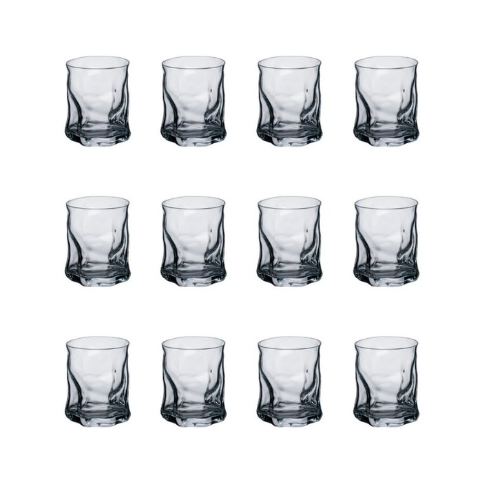 Bormioli Vaso Whisky Sorgente 42 cl, Alto 107 mm, Diámetro 94 mm, Vidrio, Cristalería (Set de 6)