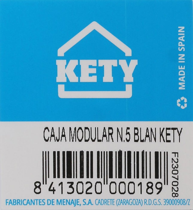 Kety Caja de Ordenación Modular 30.5 cm x 8 cm x 5.3 cm (12 Unidades)