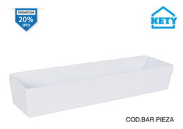 Kety Caja de Ordenación Modular 30.5 cm x 8 cm x 5.3 cm (12 Unidades)