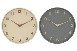 DKD Home Decor Reloj de Pared de PVC Surtido (40,5x40,5 cm)