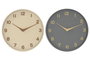 DKD Home Decor Reloj de Pared de PVC Surtido (40,5x40,5 cm)