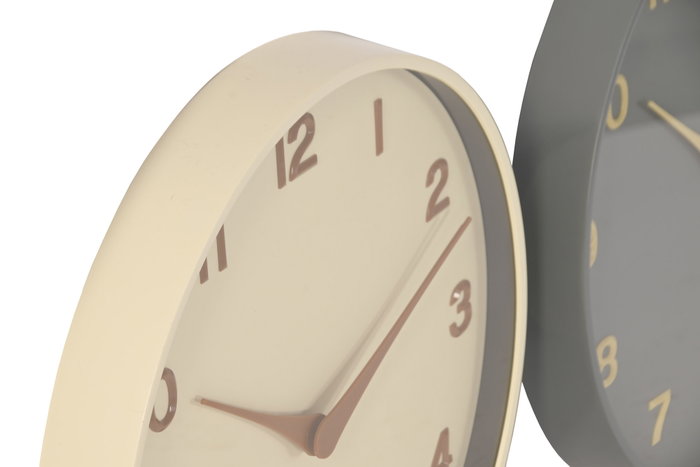 DKD Home Decor Reloj de Pared de PVC Surtido (40,5x40,5 cm)