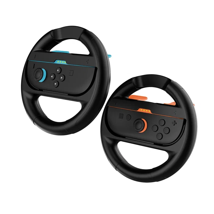 Blade Gaming BL1007 Kit de Dirección de 2 Volantes con Palancas L/R para Nintendo Switch 2, Switch OLED y Switch - Compatible con Mario Kart World