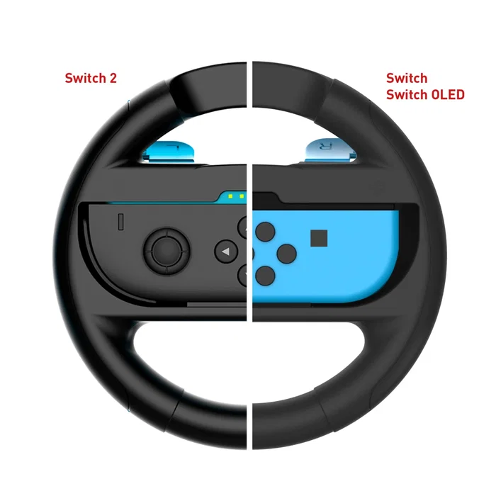 Blade Gaming BL1007 Kit de Dirección de 2 Volantes con Palancas L/R para Nintendo Switch 2, Switch OLED y Switch - Compatible con Mario Kart World