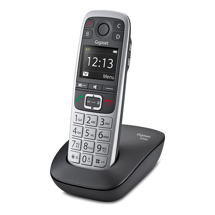 Gigaset E560 Platin int. - Teléfono inalámbrico DECT Gigaset E560 Platin int. - Teléfono inalámbrico DECT