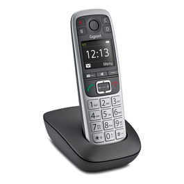 Gigaset E560 Teléfono DECT/analógico Inalámbrico Negro Plata