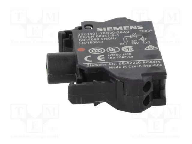 Siemens 3SU1401-1BB20-3AA0 Módulo LED 24V Rojo Multipack