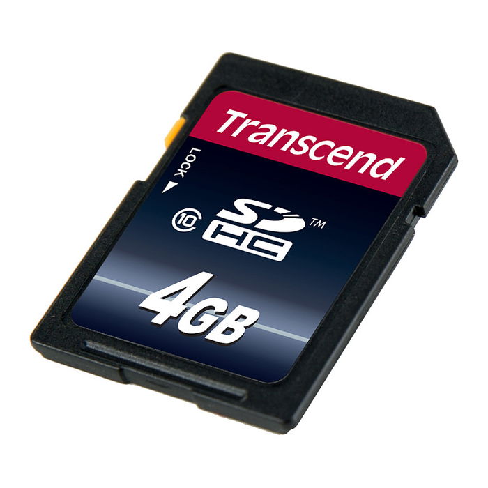 Transcend TS4GSDHC10 Tarjeta de Memoria SDHC de 4GB Clase 10 Velocidad 30MB/s