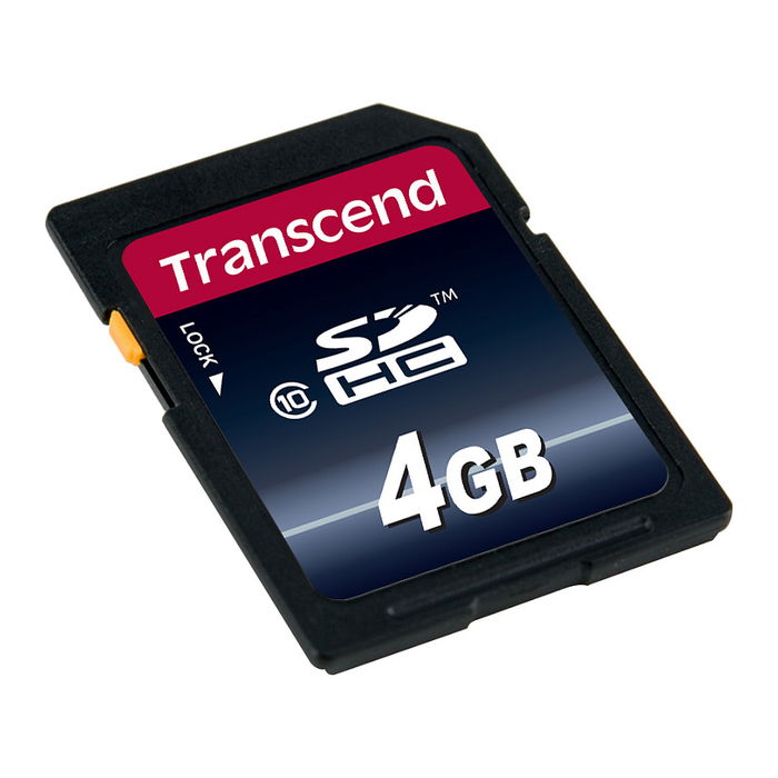 Transcend TS4GSDHC10 Tarjeta de Memoria SDHC de 4GB Clase 10 Velocidad 30MB/s