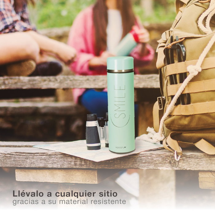 Vassary Termo de acero inoxidable Bembe 450ml Verde mint Vassary Termo de acero inoxidable Bembe 450ml Verde mint