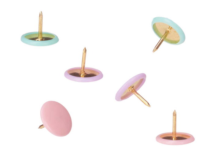 Pincello Chincheta Metal 60 Pzs 8x12.5x2 cm (Set de 48)