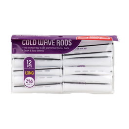 Red Kiss Cold Wave Rods 12PC Color White 7/16 pulgadas