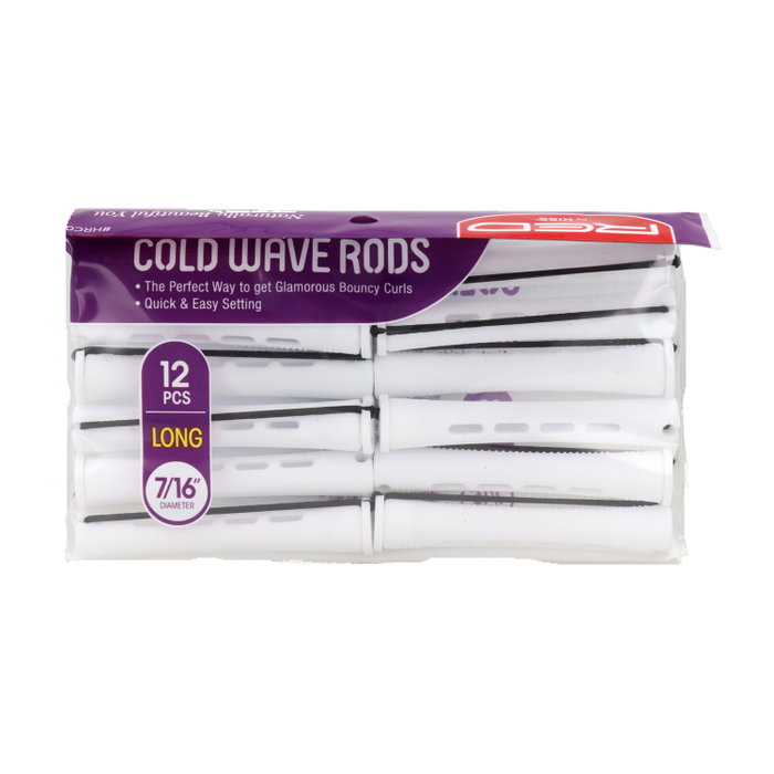 Red Kiss Cold Wave Rods 12PC Color White 7/16 pulgadas Red Kiss Cold Wave Rods 12PC Color White 7/16 pulgadas