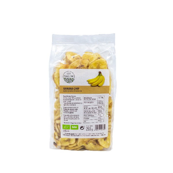 ECO SALIM Banana Chips deshidratada 250gr. BIO