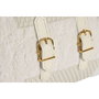 DKD Home Decor Cojín Jacquard y PU con Hebilla Blanco