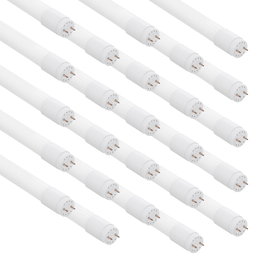 Pack de 25 Tubos LED T8 18W 2520Lm 6000K Cristal 120cm