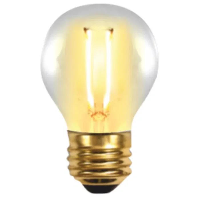 Silver Bombilla LED Filamento Edison, 2W (25W eq.), E27, 2200K Extracálida Gold, 150 lm, Vida 20.000h