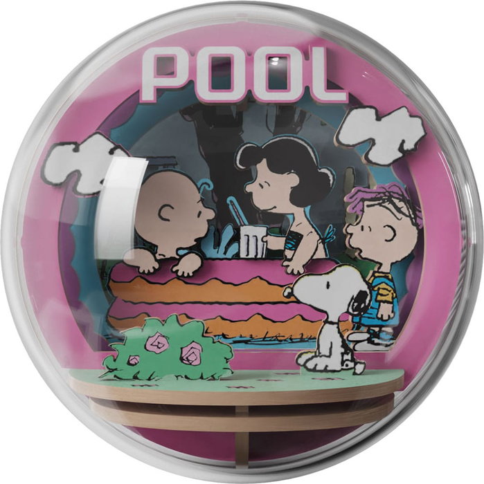 Peanuts Puremind Maqueta Wooden Theater Globe Cool Pool