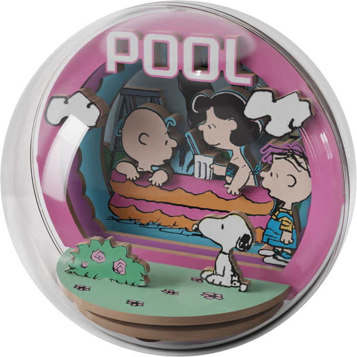 Peanuts Puremind Maqueta Wooden Theater Globe Cool Pool