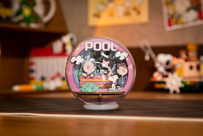 Peanuts Puremind Maqueta Wooden Theater Globe Cool Pool