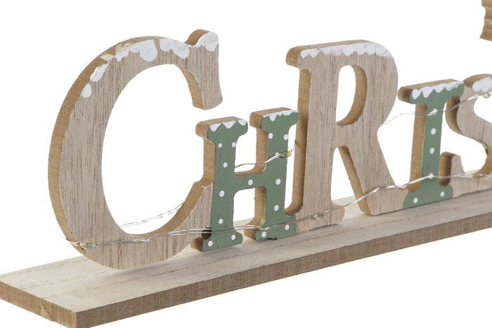 DKD Home Decor Decoración Luminosa MDF Multicolor 35x4,5x9 cm (Surtido de 2)