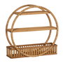Estante Natural Ratán Decoración 45,50 X 14 X 45,50 cm