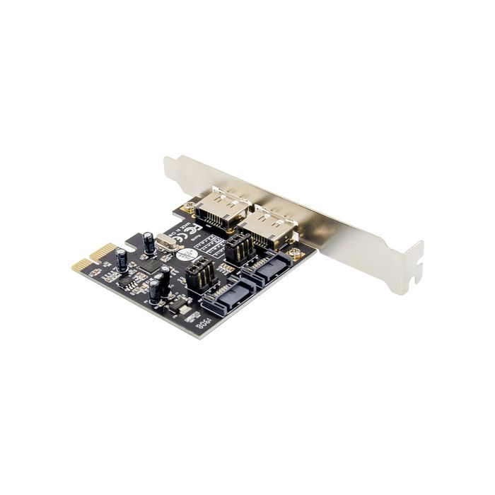 MicroConnect Tarjeta de Expansión PCIe SATA III ASM1061 Controlador 6Gb/s para Discos Duros SSD MicroConnect Tarjeta de Expansión PCIe SATA III ASM1061 Controlador 6Gb/s para Discos Duros SSD