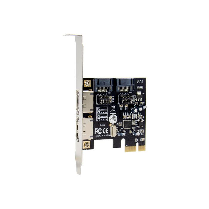 MicroConnect Tarjeta de Expansión PCIe SATA III ASM1061 Controlador 6Gb/s para Discos Duros SSD MicroConnect Tarjeta de Expansión PCIe SATA III ASM1061 Controlador 6Gb/s para Discos Duros SSD