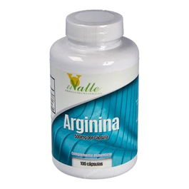 EL VALLE L-Arginina 100 Cápsulas - Ayuda a Disminuir Colesterol, Quemar Grasas y Aumentar Musculatura