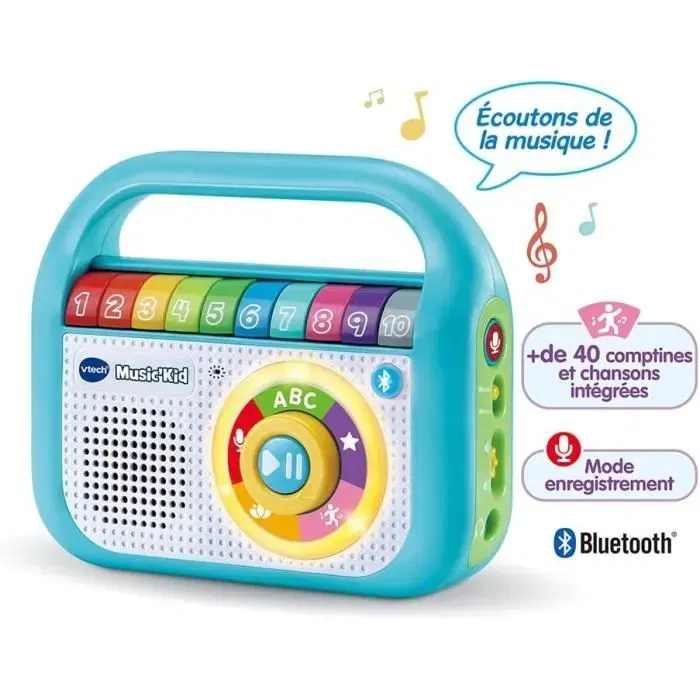 Vtech Baby VT3417766155054 Music'kid reproductor musical para bebés Vtech Baby VT3417766155054 Music'kid reproductor musical para bebés