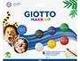 Giotto Pintura Facial Set 6 Botes 5 ml Colores Clásicos + Pincel Cosmético y Esponja