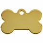 Placa identificativa para collar Imarc Bone Dorado