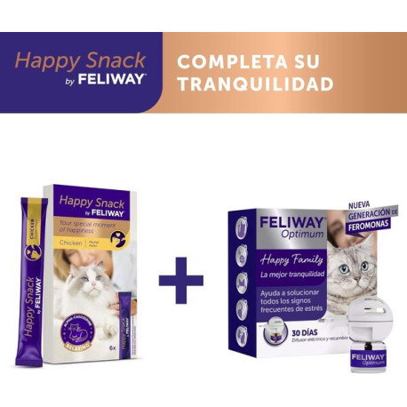 Feliway Happy Snack 6 Sticks Sabor Pollo Feliway Happy Snack 6 Sticks Sabor Pollo
