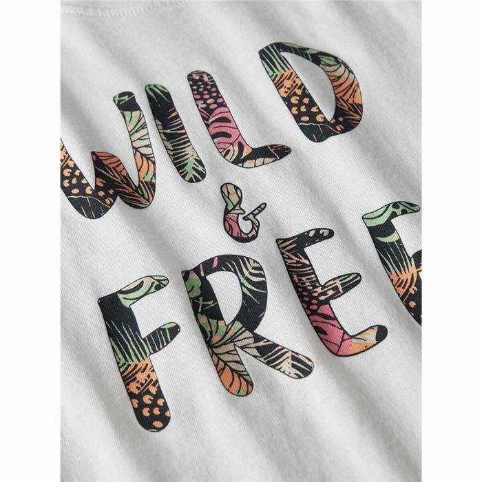 Camiseta de Manga Corta Infantil Name It Nkfvanaya Ss Noos Blanco Camiseta de Manga Corta Infantil Name It Nkfvanaya Ss Noos Blanco