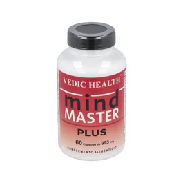 VBYOTICS Mind Master Plus 60 Cápsulas - Suplemento para Memoria y Estudios, Apoyo Circulación y Rendimiento Cerebral