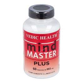 VBYOTICS Mind Master Plus 60 Cápsulas - Suplemento para Memoria y Estudios, Apoyo Circulación y Rendimiento Cerebral