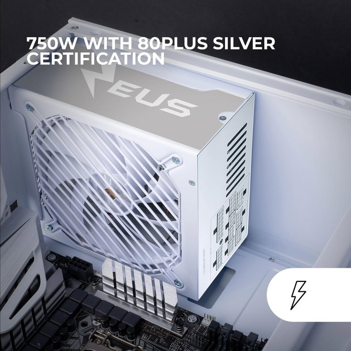 Mars Gaming MPZE750SIM 750W 80 Plus Silver Blanca Modular