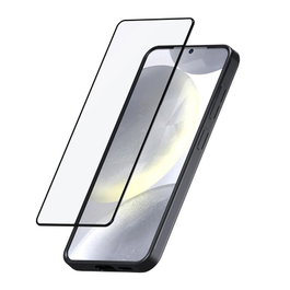 SP Connect Protector de Pantalla de Cristal Templado para Samsung S25/S24, Resistente a Raspaduras, 0,5 mm
