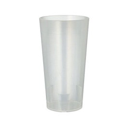 STARPAK Vaso reutilizable transparente 0,4 l de 7,5 cm
