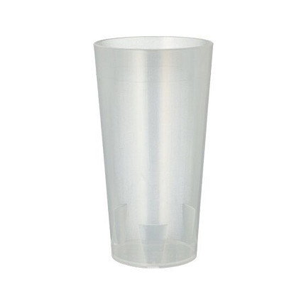 STARPAK Vaso reutilizable transparente 0,4 l de 7,5 cm STARPAK Vaso reutilizable transparente 0,4 l de 7,5 cm