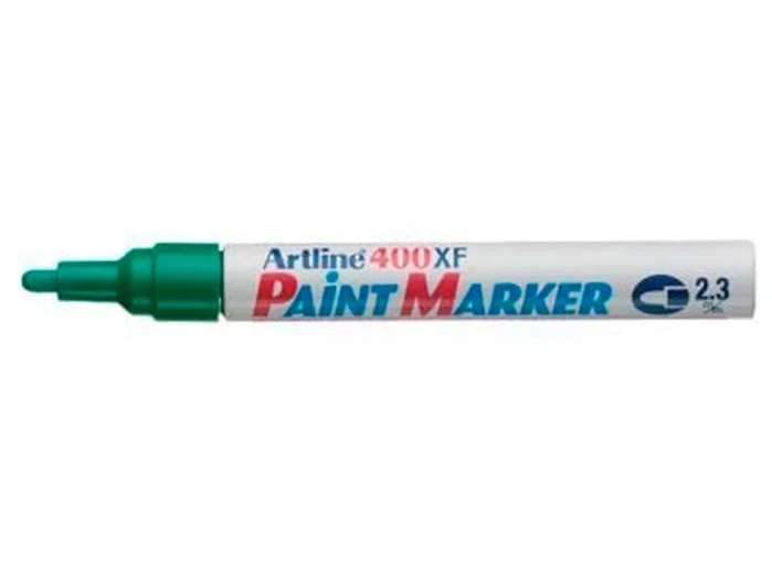 Artline Rotulador Permanente EK-400 XF Verde Punta Redonda 2,3 mm