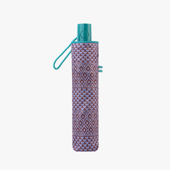 C-Collection Paraguas automático estampado étnico con protección UV 50+ y tecnología windproof, colores surtidos