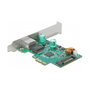 DeLOCK RTL8125 Tarjeta de Red PCI Express x1 LAN 2.5 Gigabit Ethernet RJ45 PoE+ para PC Interna