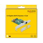 DeLOCK RTL8125 Tarjeta de Red PCI Express x1 LAN 2.5 Gigabit Ethernet RJ45 PoE+ para PC Interna