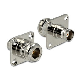 DeLOCK 88839 Adaptador N Buchse 50 Ohm a BNC Buchse 50 Ohm para montaje